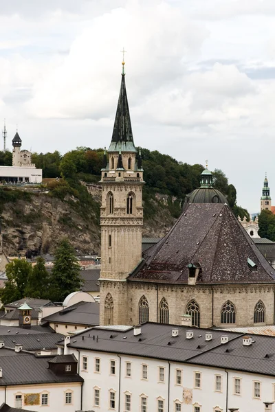 Město salzburg v Německu, Evropa. — Stock fotografie