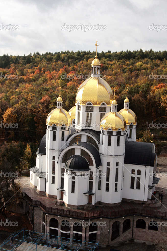 Zarvanytsia spiritual center of the Greek Catholic Church in Ternopil region, Ukraine.