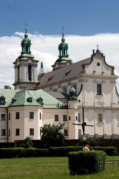 在克拉科夫，波兰，欧洲老教堂 — 图库照片