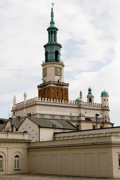 Town Hall on the Market Square in Poznan, Poland, Europe. — Stock Photo, Image