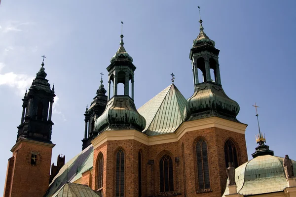 Oude kerk in poznan, Polen, Europa. — Stockfoto