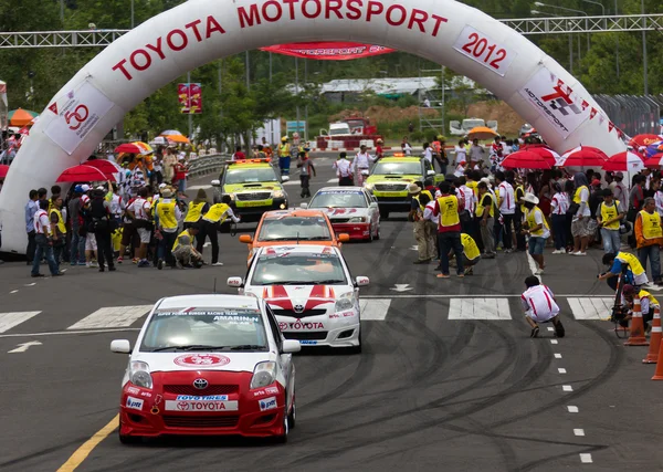 Toyota, jeden aby závod 2012 — Stock fotografie