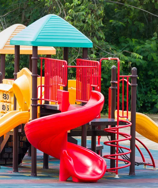 Colourful playground equipment — Stock Photo, Image