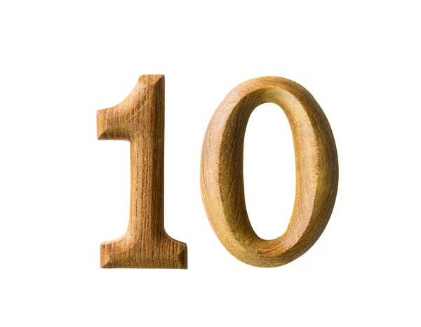 Wooden numeric — Stock Photo, Image