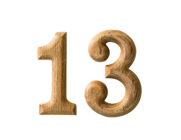 Wooden numeric — Stock Photo, Image