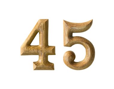 ahşap sayısal 45