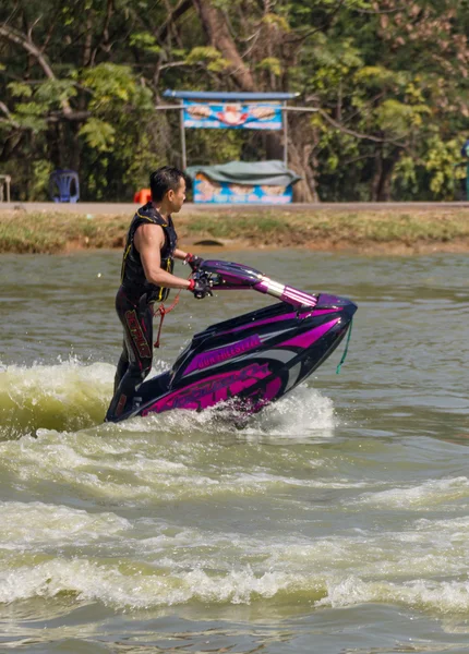 Freestyle la acción acrobacia Jet Ski —  Fotos de Stock