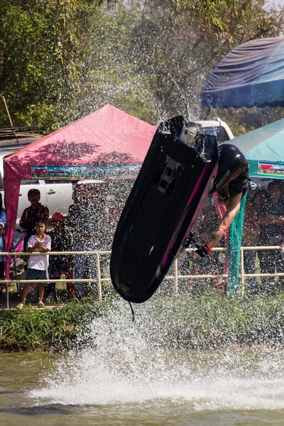 Freestyle the Jet Ski stunt action — Stock Photo, Image