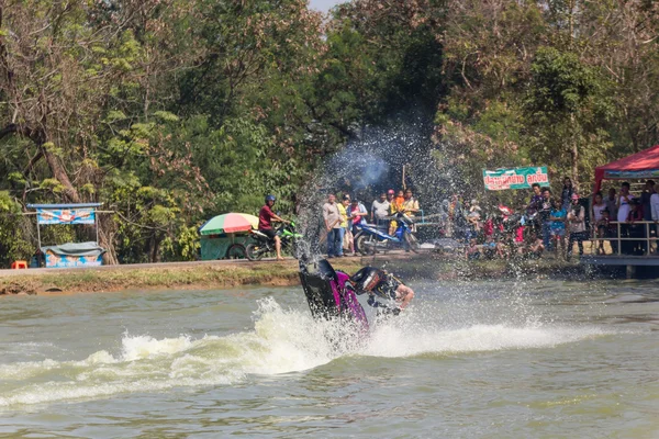 Gaya bebas aksi aksi Jet Ski — Stok Foto