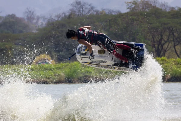 Afficher Freestyle l'action de cascade Jet Ski — Photo