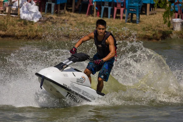 Freestyle the Jet Ski stunt action — Stock Photo, Image