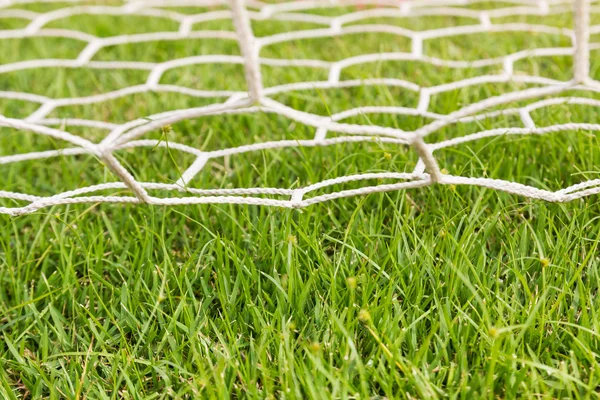 Back side the Goal football — Stock Photo, Image