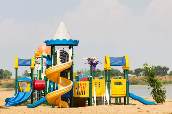 Modern children playground — Stock Photo, Image