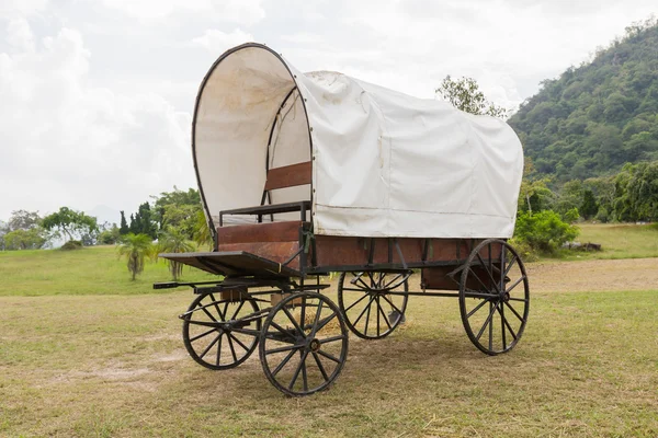 Täckt vagn — Stockfoto