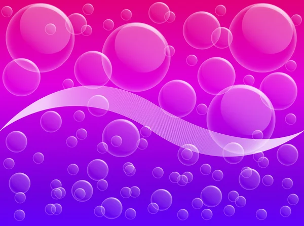 Пузырь воздуха на розовом и пурпурном фоне — стоковое фото