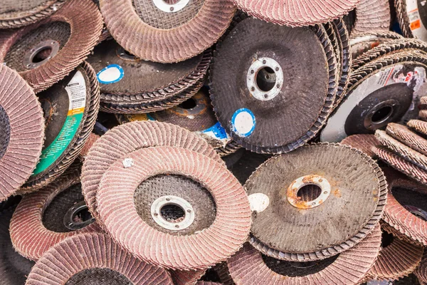 Eski zımpara diskleri — Stok fotoğraf