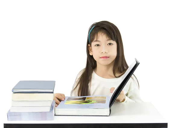 Young student reading the book — Stock Photo, Image