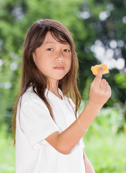 Девушка с печеньем Лицензионные Стоковые Фото