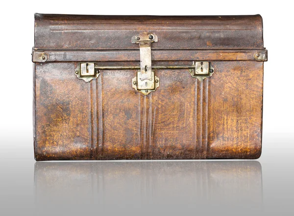 Old metal treasure chest — Stock Photo, Image