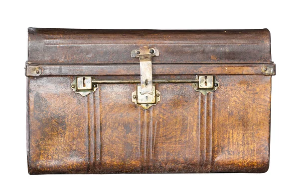 Old metal treasure chest — Stock Photo, Image