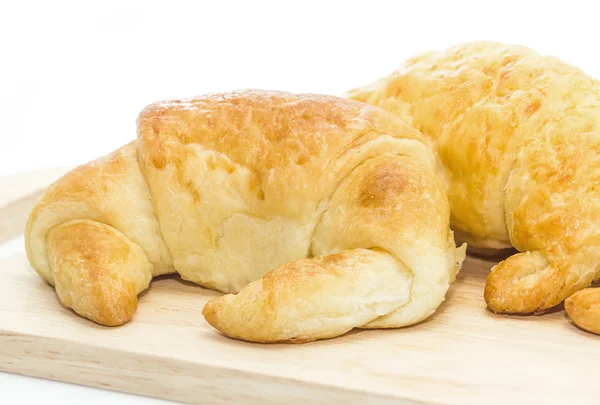 Fresh croissant isolated on white — Stock Photo, Image