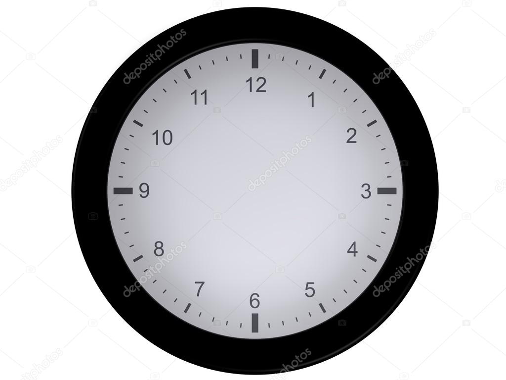 blank clock (without needles)