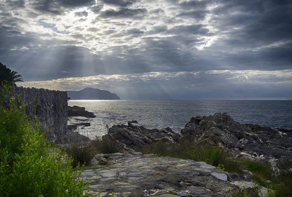 Costa de Nervi, Liguria, Itália — Fotografia de Stock