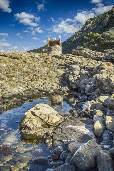 Puntachiappa i portofino — Stockfoto