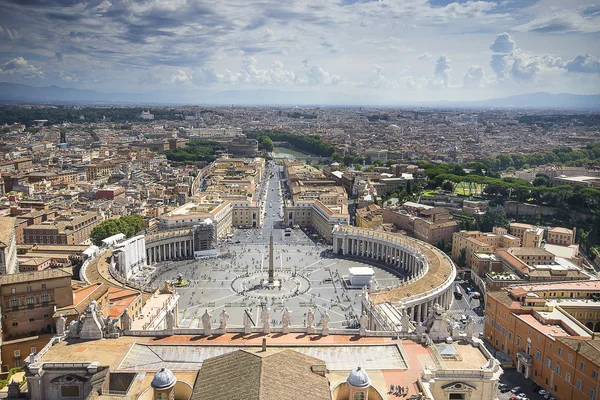 Panorama van het Vaticaan en rome — Stockfoto