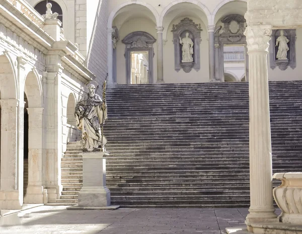 Montecassino manastır manastır — Stok fotoğraf