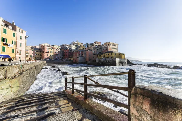 Boccadasse, małej miejscowości Genua — Zdjęcie stockowe