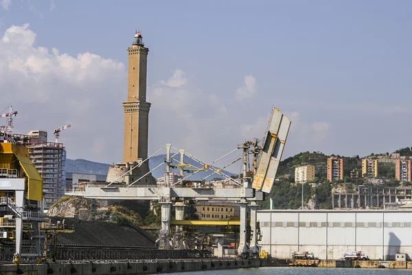 Faro di Genova — Foto Stock