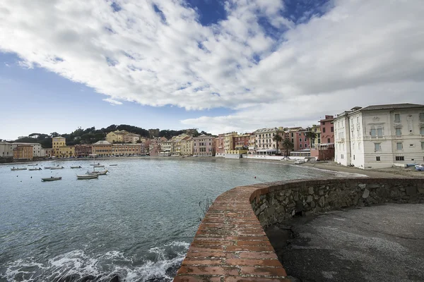 Baai van stilte, sestri levante — Stockfoto