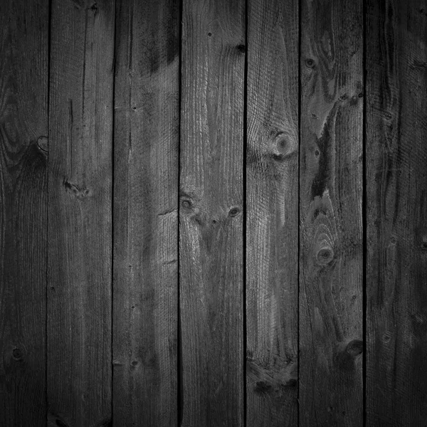 Fondo o textura de madera negra oscura — Foto de Stock