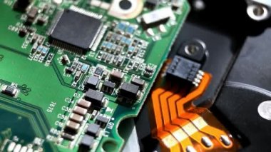 devre makro görünümü