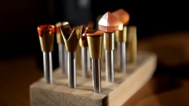 farklı takı enstrüman ve tamamlanmamış gem eğimli