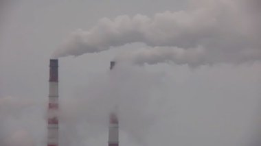 Boru duman timelapse yakından ile