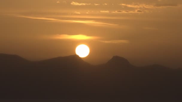Piękny zachód słońca — Wideo stockowe