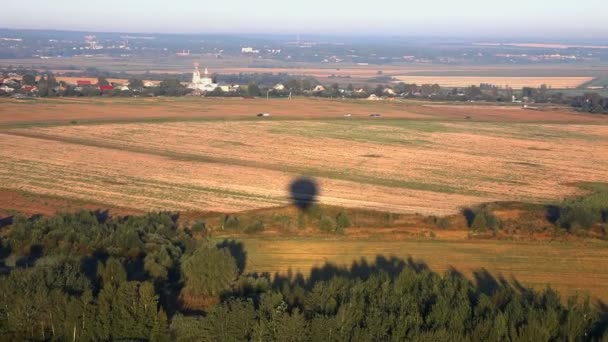 Veiw from hot air balloon — Stock Video