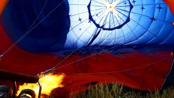 Sıcak hava balon Yarışması — Stok video