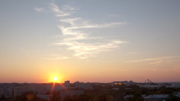 Sunset time lapse — Stock Video