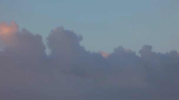 Cloudscape frente aérea timelapse — Vídeo de Stock