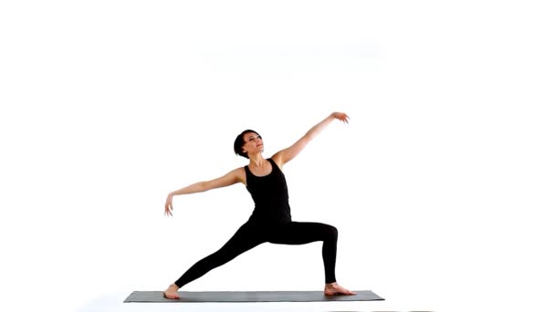 Saluto al sole asana part2 — Video Stock