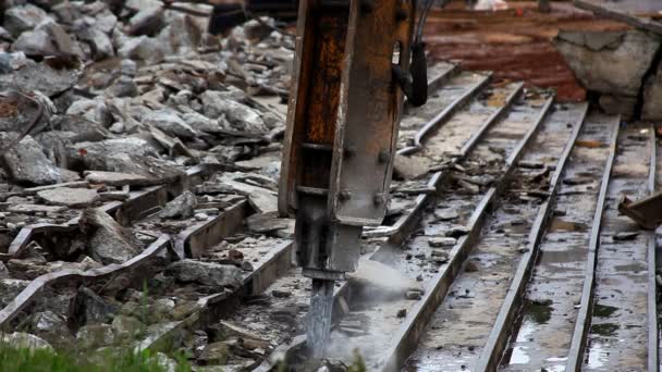 briseur de pavage détruire escalier 