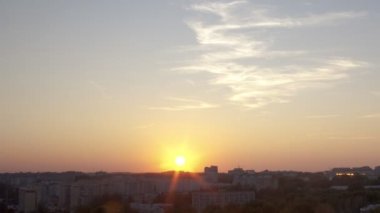 Panorama günbatımı üzerinde