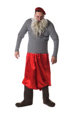 komik ihtiyar beyaz sakallı