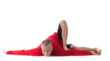 esnek adam zor yoga poz poz