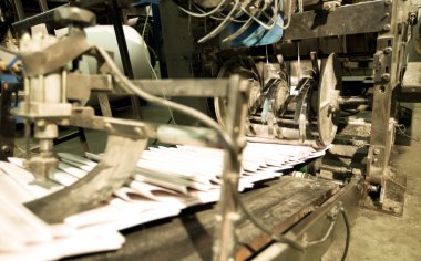 üretim hattında hazır gazetesi