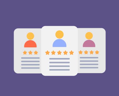 Yıldız dereceli kişisel bilgiler. Kullanıcı veya profil kartı ayrıntıları, kişi fotoğrafı ve metin içeren kimlik belgesi.