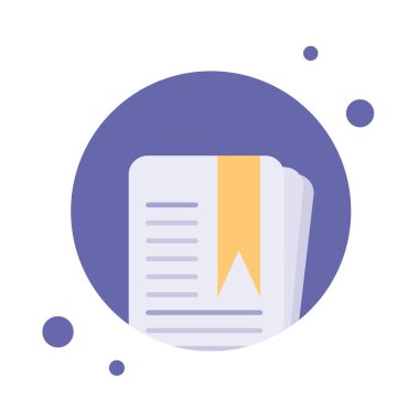 Dosyalar, belgeler. Dosya yönetimi konsepti. Vektör simgesi. Çizgi film biçimi.